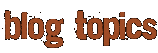 blog topics